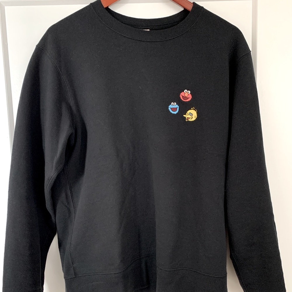 Black KAWS crewneck Sweatshirt